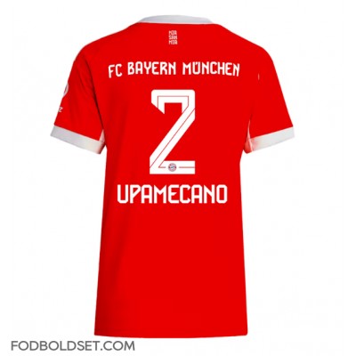 Bayern Munich Dayot Upamecano #2 Hjemmebanetrøje Dame 2025-26 Kortærmet Bayern Munich Dayot Upamecano #2 Hjemmebanetrøje Dame 2025-26 Kortærmet
